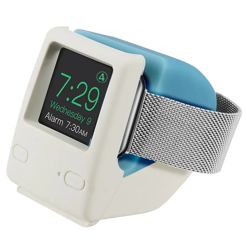 Silicone Charging Dock for Apple Watch Series 4-8