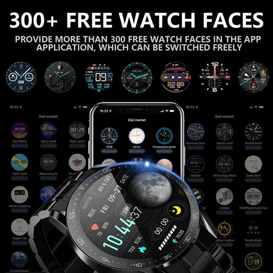 Smartwatch with Steel Band and Bluetooth Calling